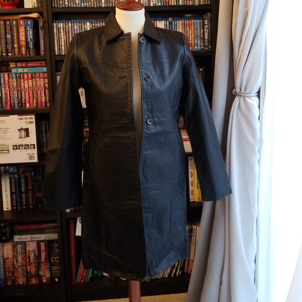 COPY - Vintage banana republic leather jacket